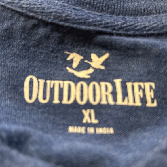 Outdoor Life Super Soft Long Sleeved Crewneck T-Shirt, Blue, Size XL - Picture 5 of 6